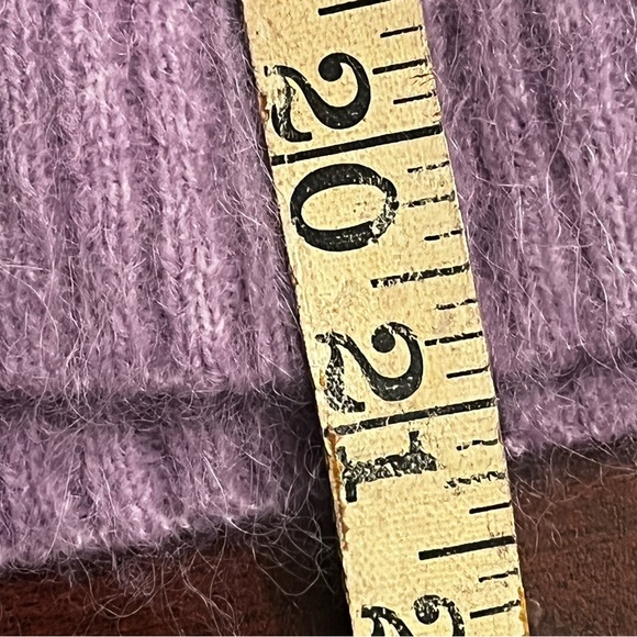 ZARA ALPACA PULLOVER WOLLE FLIEDER WOOL LILAC JUMPER SWEATER SZ Small Women - Picture 10 of 10